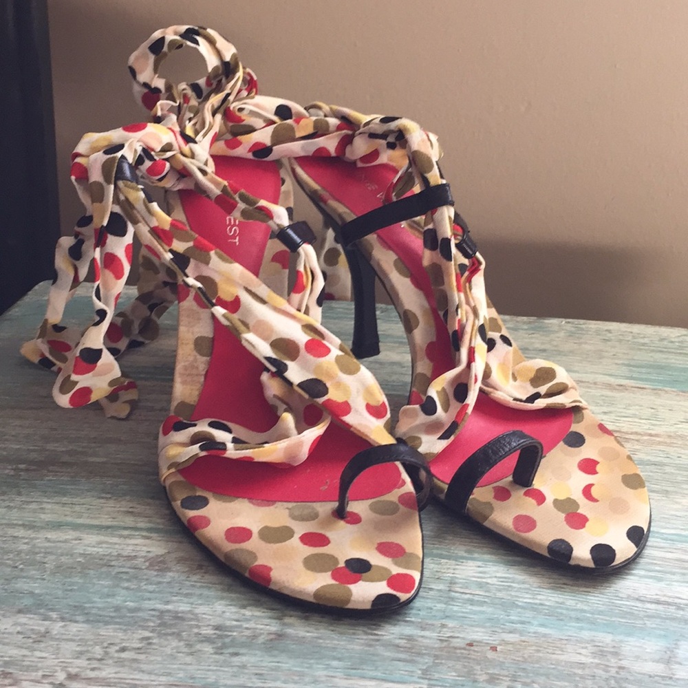 Nine West Ankle Wrap Heels